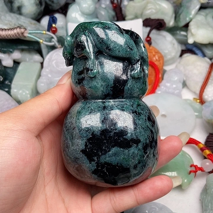 未镶嵌挂件翡翠葫芦