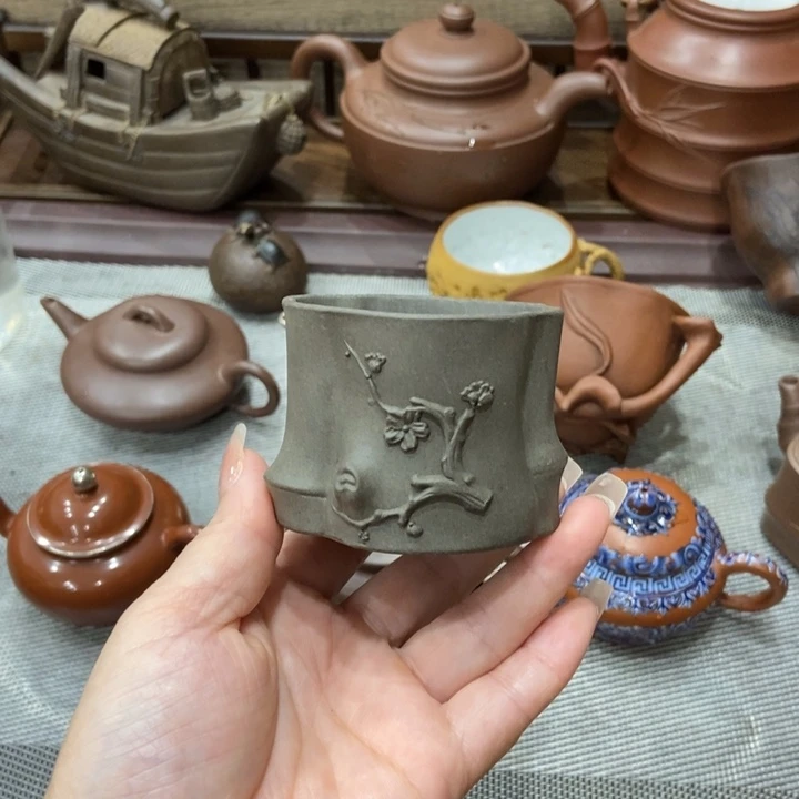 紫泥茶壶宜兴紫砂