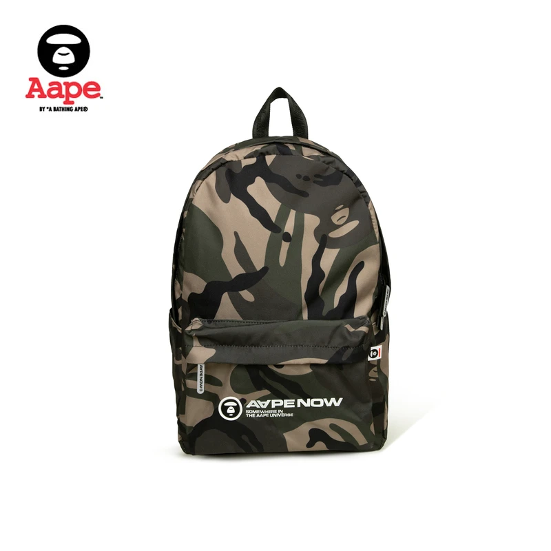 Aape旗舰店配饰猿人迷彩潮流大容量双肩包5330XAO