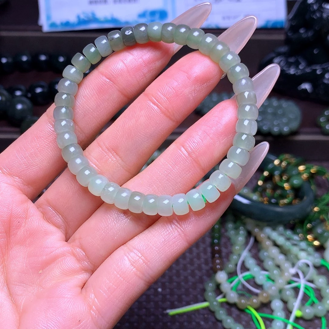 未镶嵌手串和田玉卡6