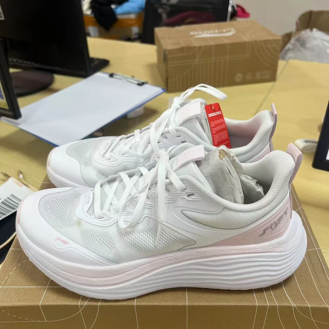 《B品以直播展示为准》面脏（X1899)李宁女子休闲运动鞋AGLU162-1