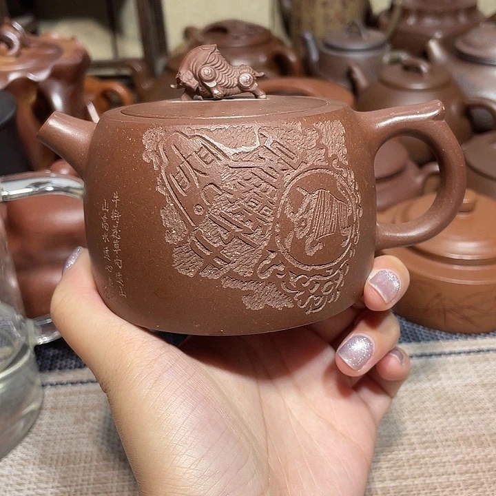 茶壶紫砂紫砂宜兴紫砂壶微瑕180cc