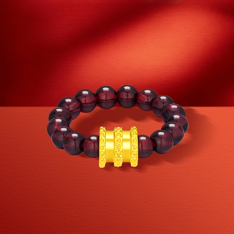 【星星专享】足金999 路路通戒 BP 90439