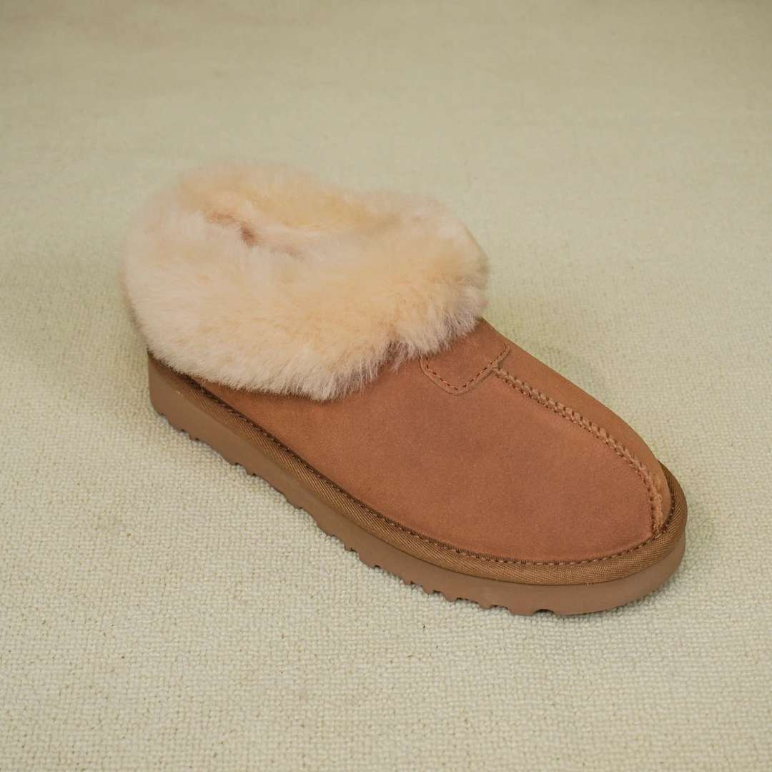 【阿伟专属】隆丰AY+皮料 羊皮毛一体雪地靴防滑保暖薄底塔茨特