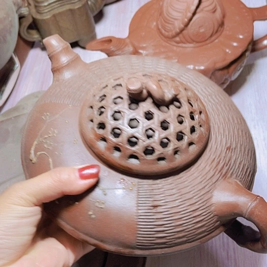 全手工半手工制作宜兴紫砂壶