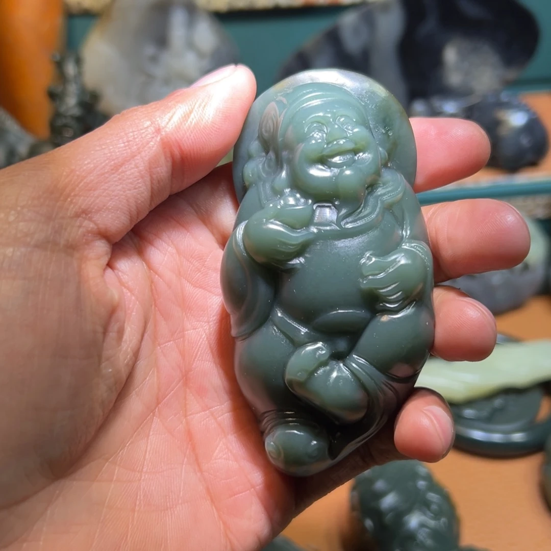 和田玉未镶嵌挂件