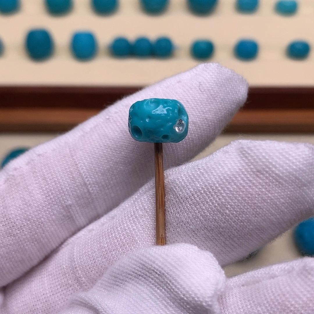 绿松石未镶嵌天然原矿绿松石星球10.4