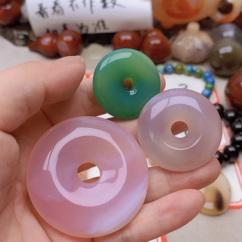 【闪购商品】未镶嵌玛瑙/玉髓珠宝半成品兰*