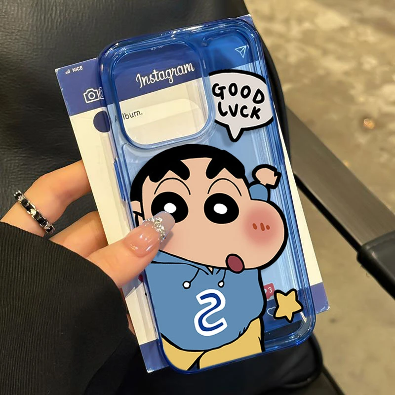 好运小新适用iPhone16苹果14_15PROMAX软胶13手机壳12防摔11卡通X