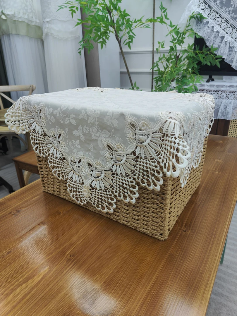 D03【60*60cm】床头柜  立式空调顶部   烤箱  微波炉防尘桌布盖布