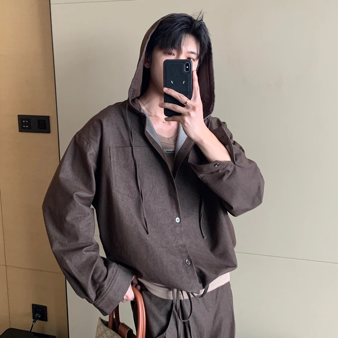 一轩轩轩【京都假日】早秋高级感穿搭男士长袖时尚套装89210-89209
