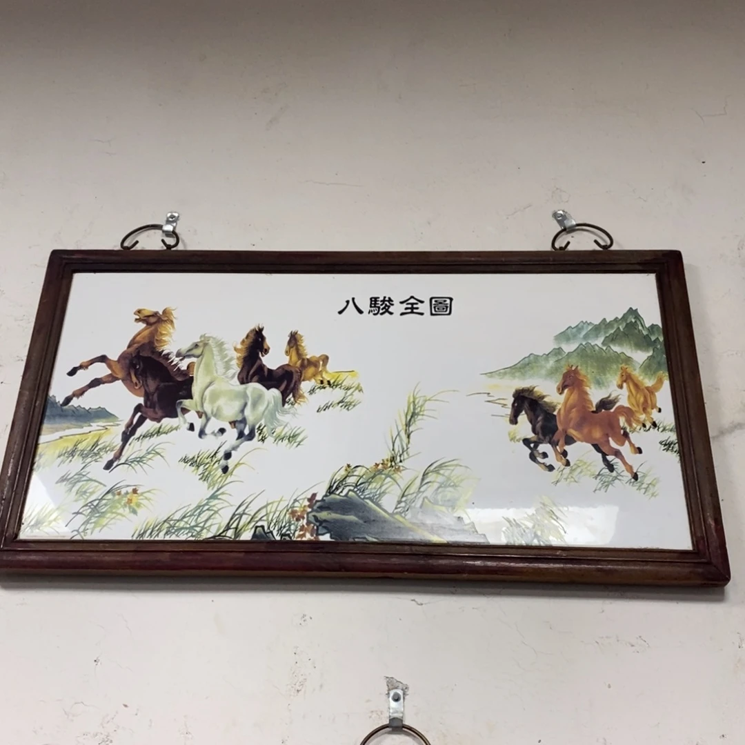 瓷片86*46 景德镇瓷板画柴窑烧制