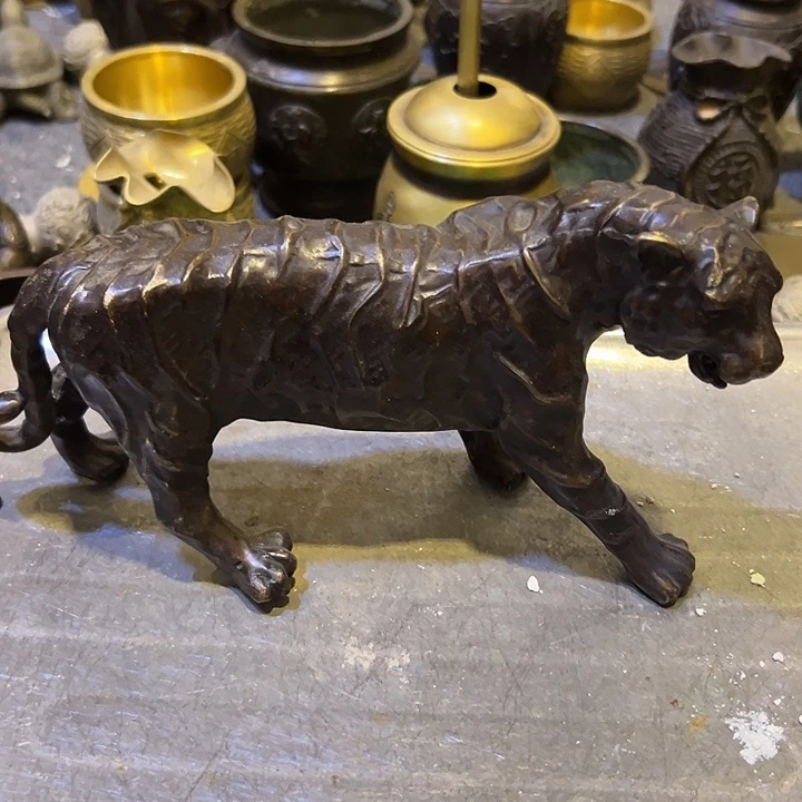 黄铜摆件，文房工艺品摆件