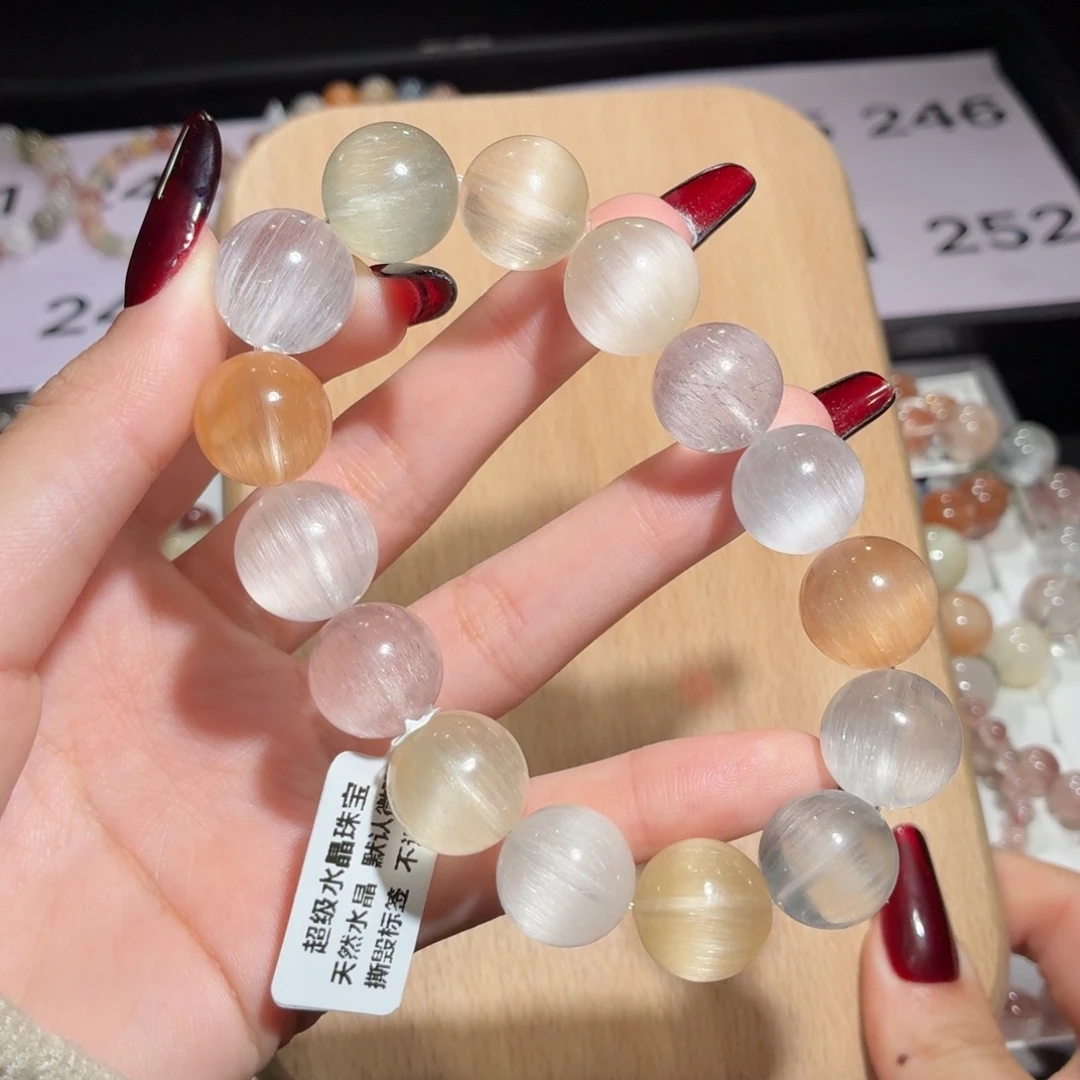 未镶嵌水晶手链244号多样性发一Y 15+