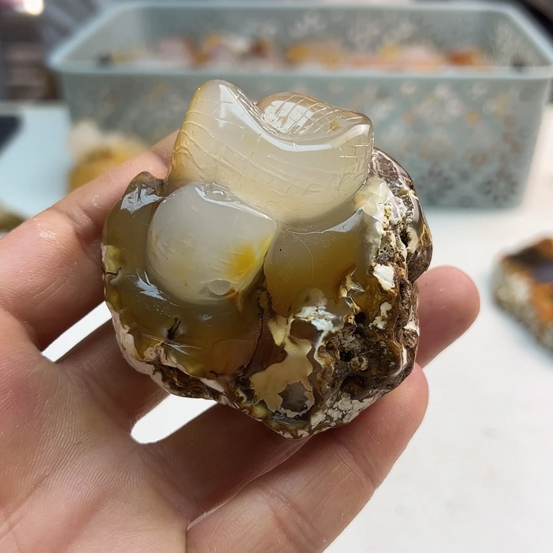 玛瑙/玉髓合金颈饰