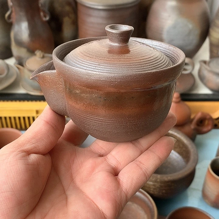 万古烧宝瓶一个完整