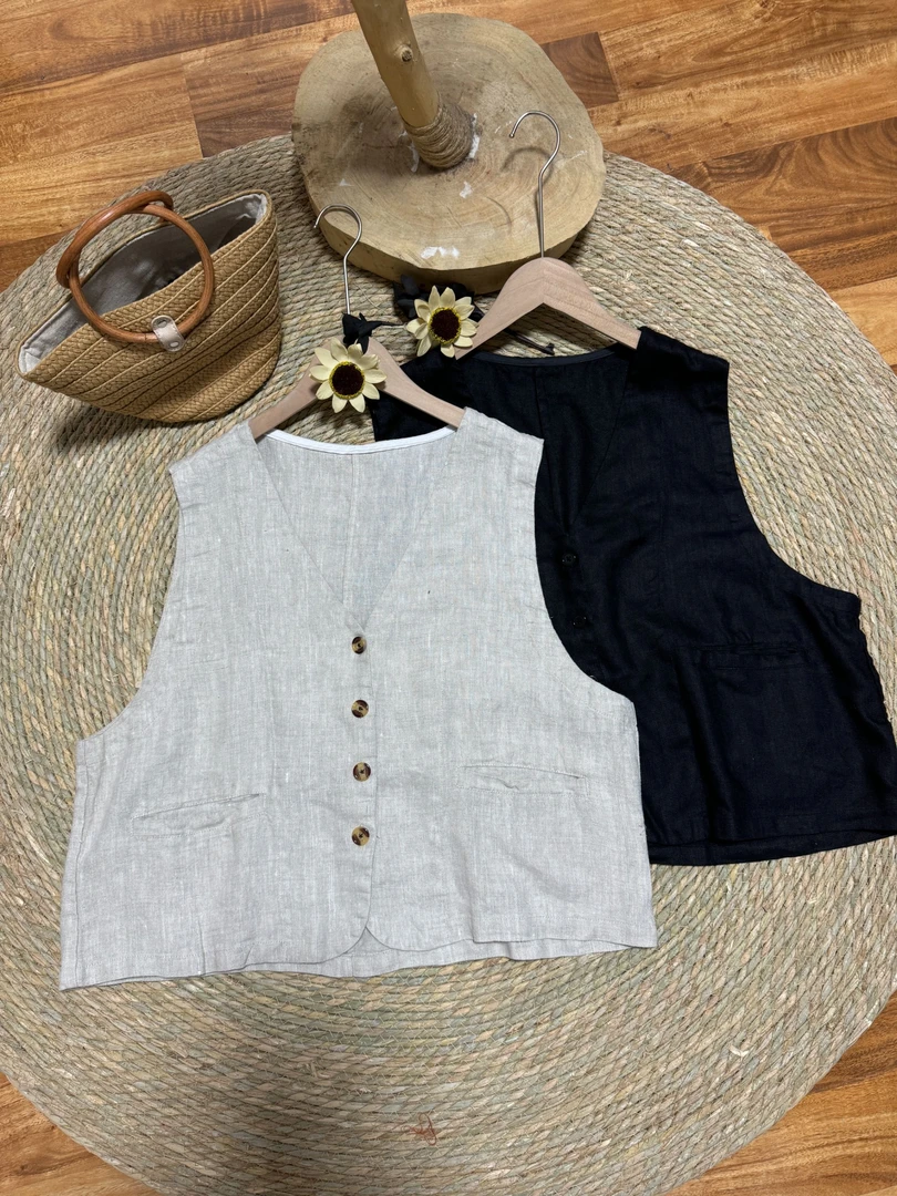 马甲女短款夏外穿薄2024新款女装上衣女韩版无袖背心坎肩外套