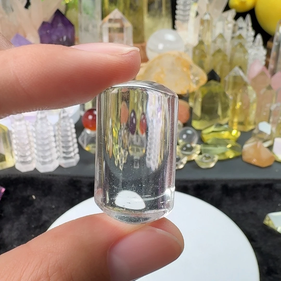 水晶未镶嵌珠宝半成品白水晶