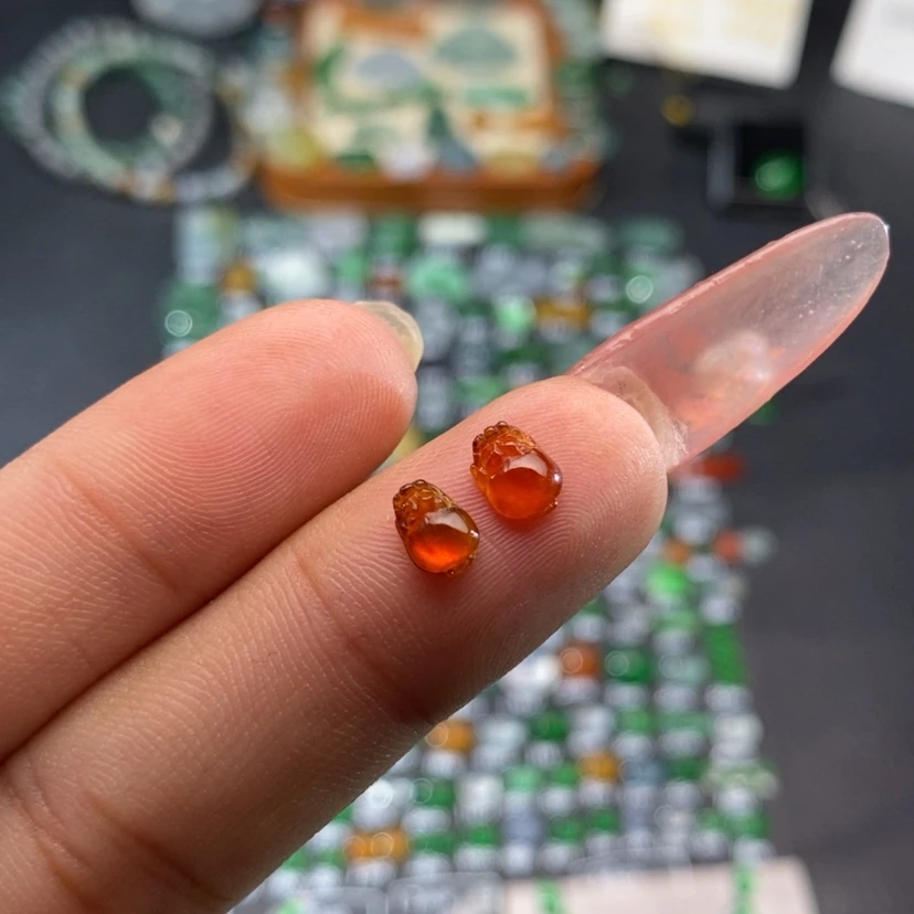 【闪购商品】翡翠挂件未镶嵌金蟾