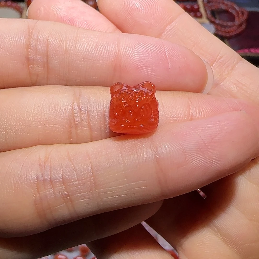 未镶嵌南红玛瑙珠宝奇石绝***子