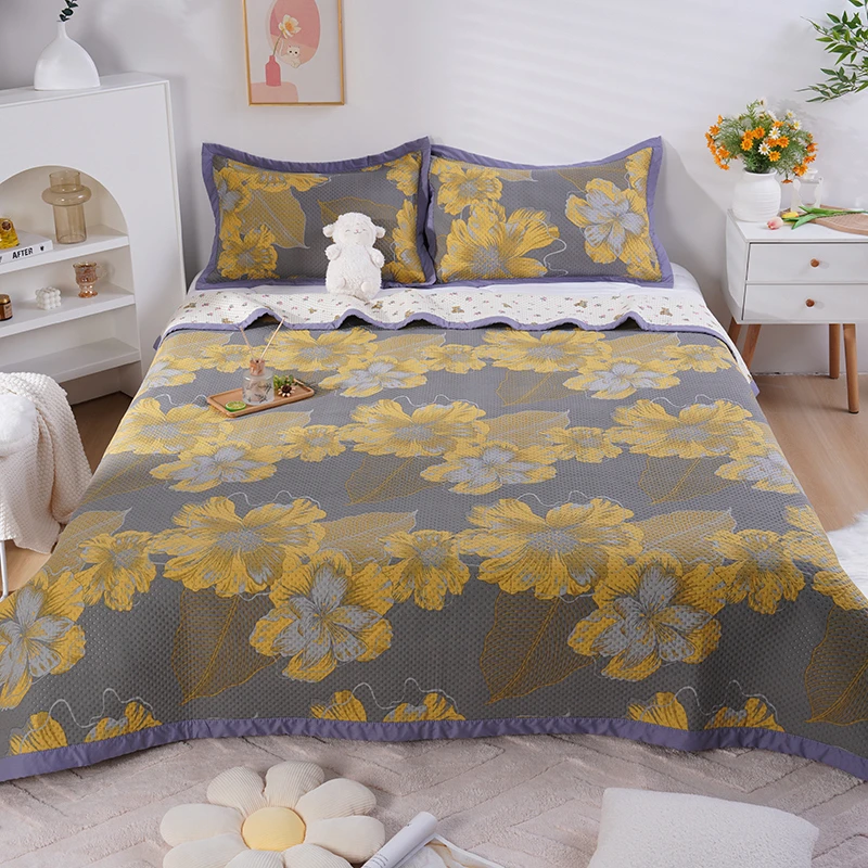 (娜娜专属)四季AB双面通用可机洗防滑三层加厚磨毛水洗斜纹棉