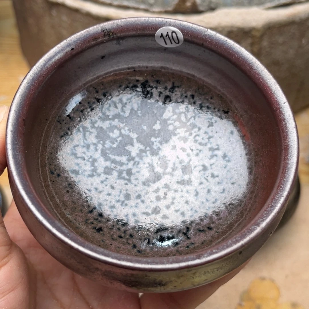 茶盏义兴龙窑坚持真柴烧落灰烧
