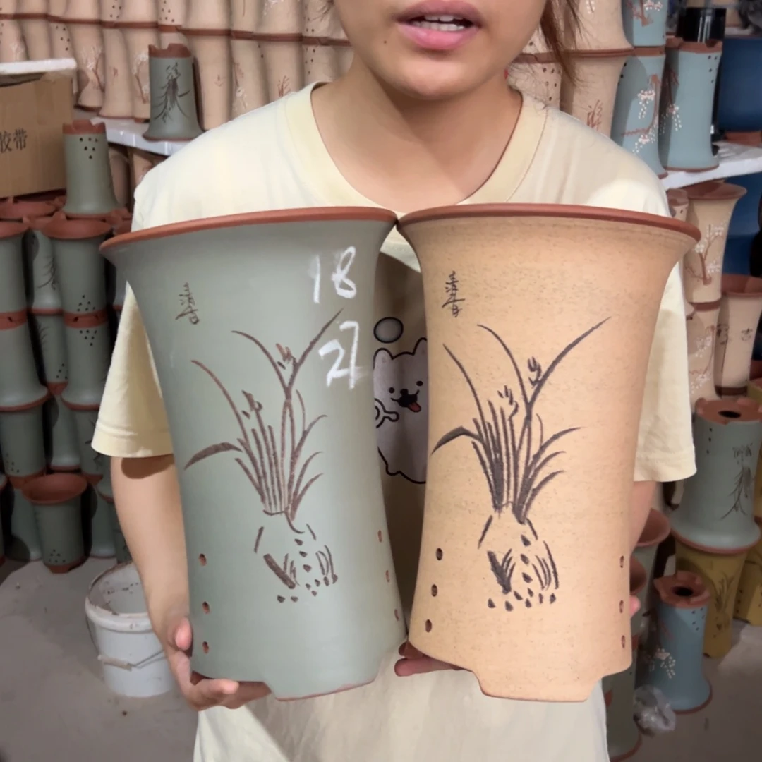 宜兴川阁紫砂花盆