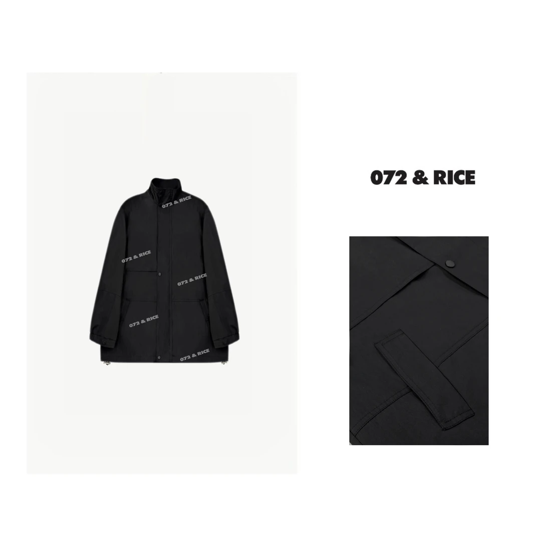 072 & RICE【伯虎】秋季休闲立领拉链长袖外套 24UP9321 FF