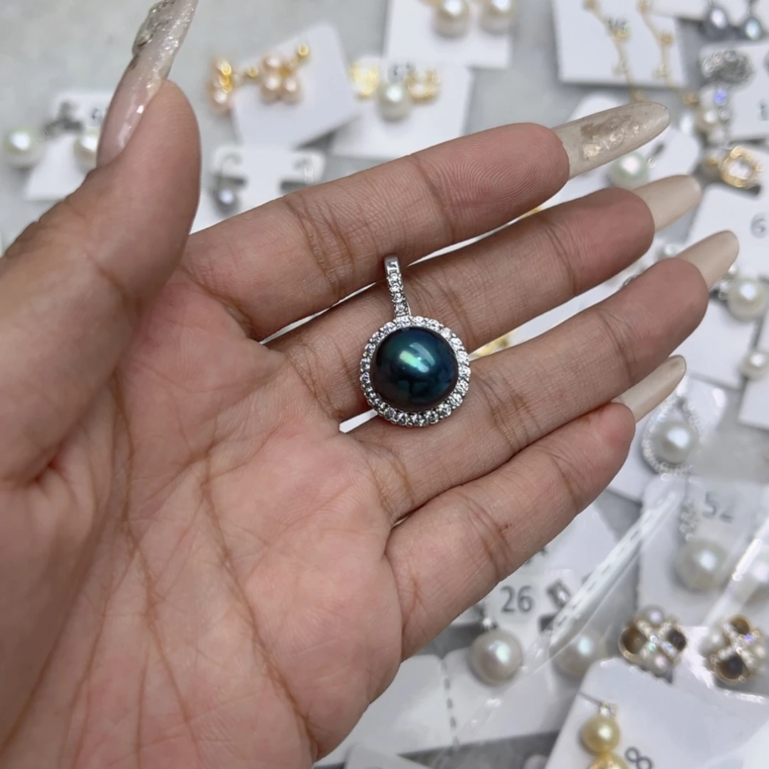 合金淡水珍珠戒指