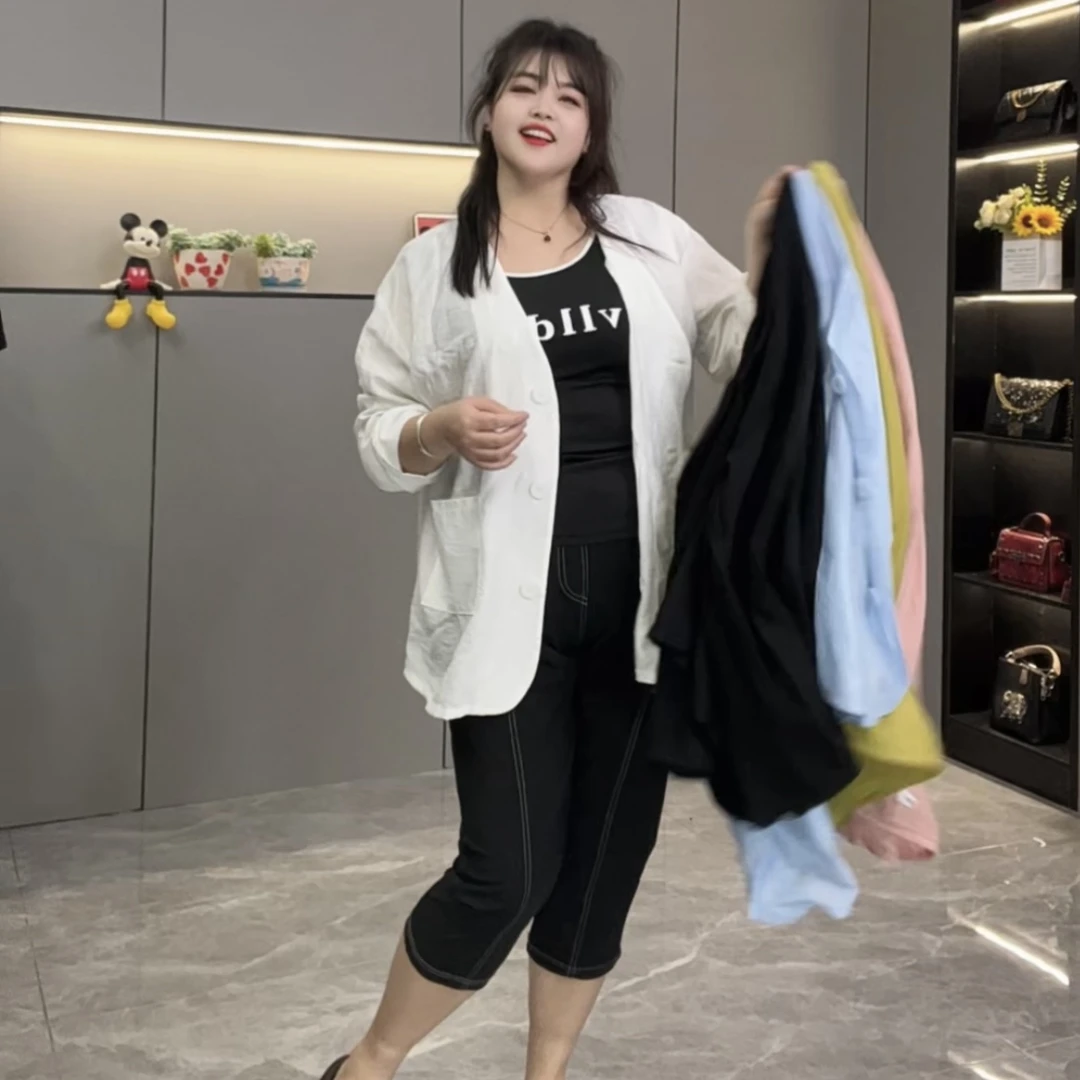 韩版洋气简约高级感防晒外搭2025夏季新款7058时尚薄款宽松上衣