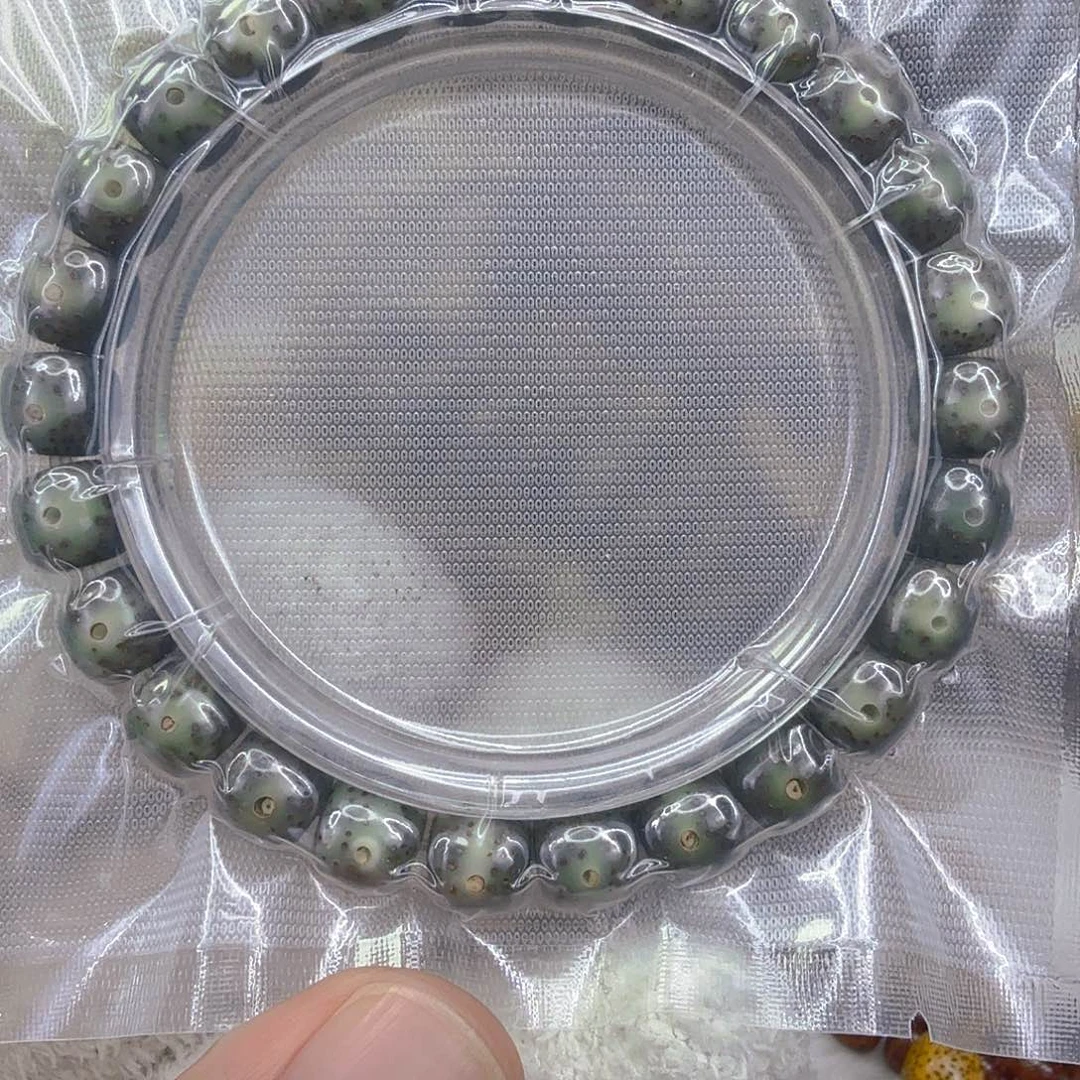 手串星月菩提39绿星月菩提单圈0.9