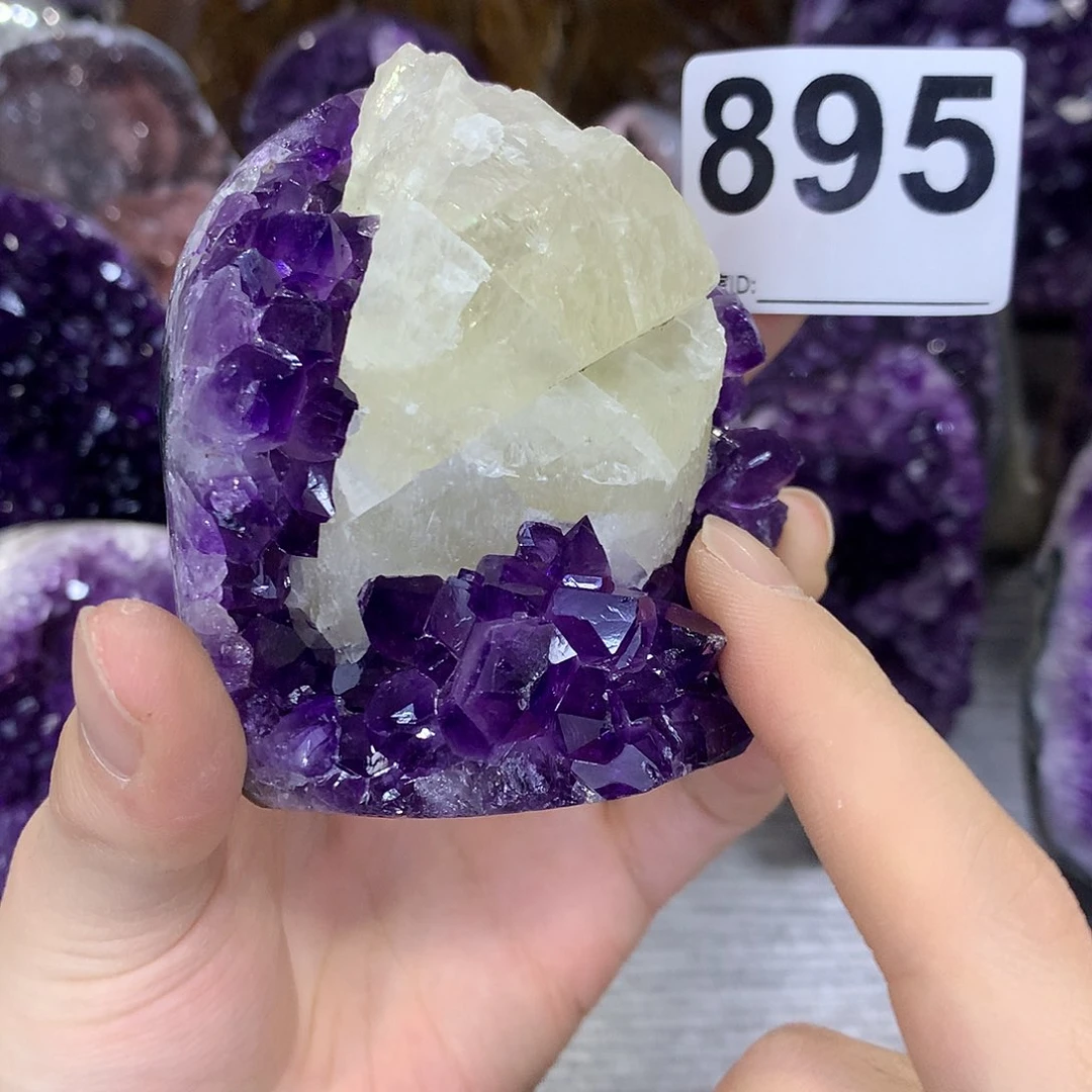 紫晶珠宝半成品未镶嵌895