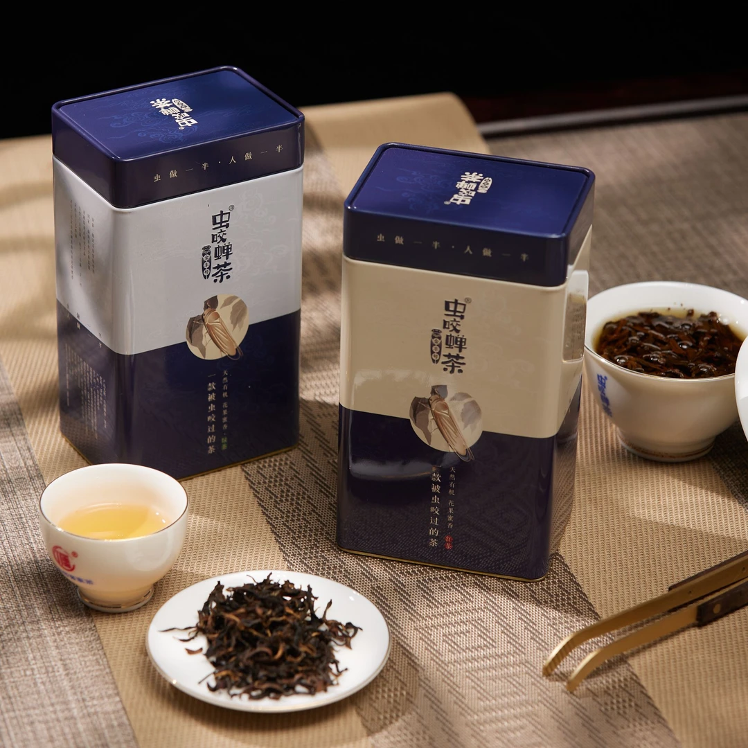 红茶 虫咬红茶 紫金蝉茶 中哥说客家茶 金丰号客家茶新品100克/罐