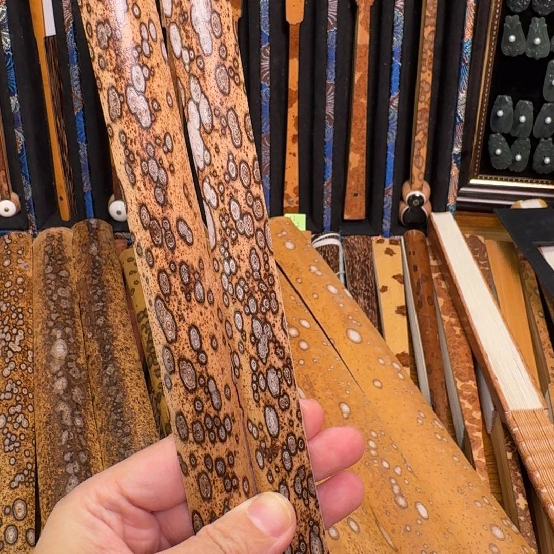 香***啊扇子兵哥扇艺斑竹折扇