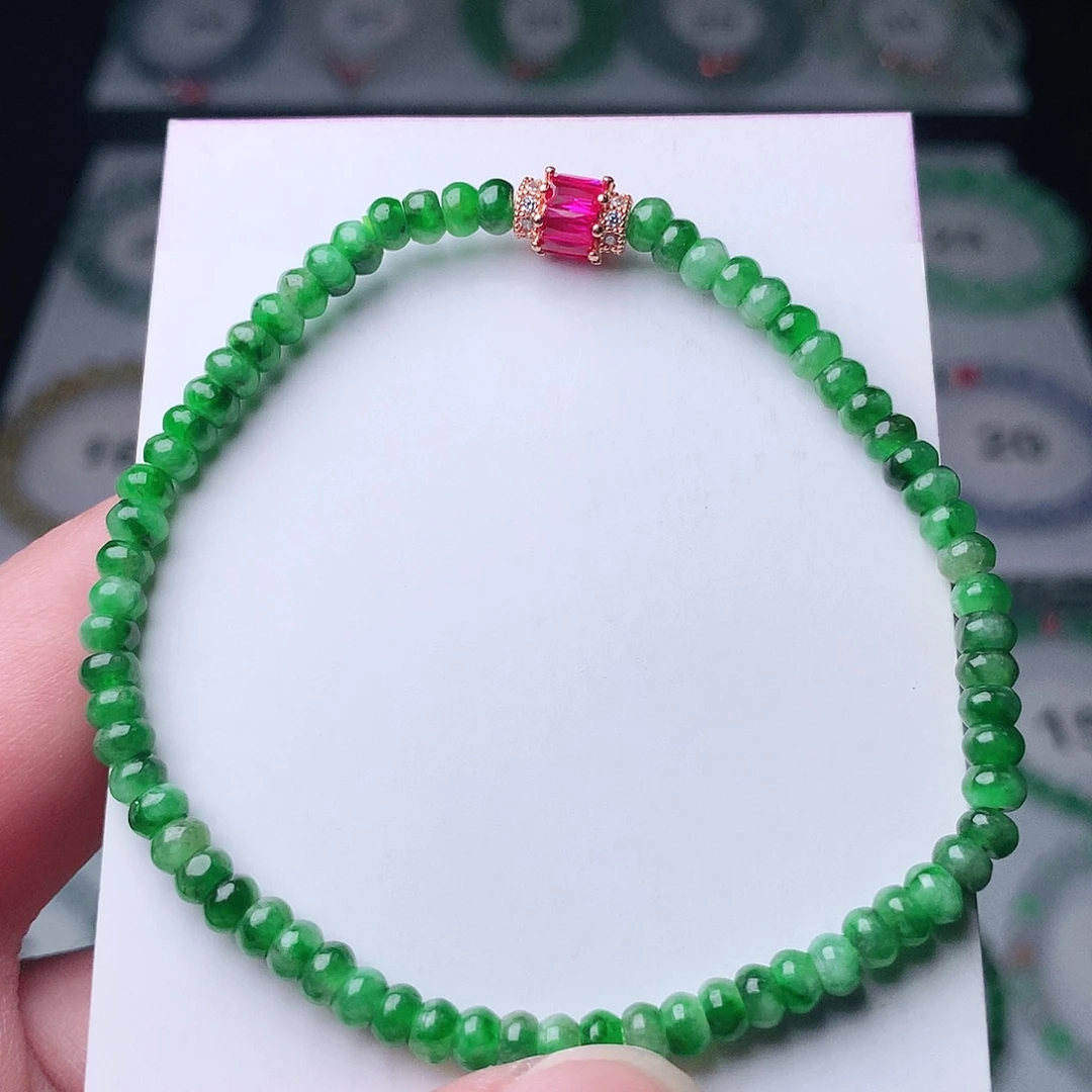 翡翠未镶嵌手链翡翠