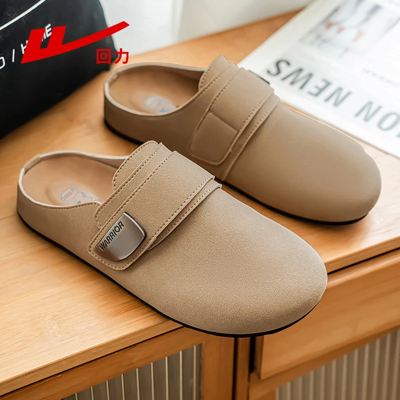 回力勃肯鞋女鞋2025夏季新款爆款网红厚底包头拖鞋情侣款休闲潮鞋