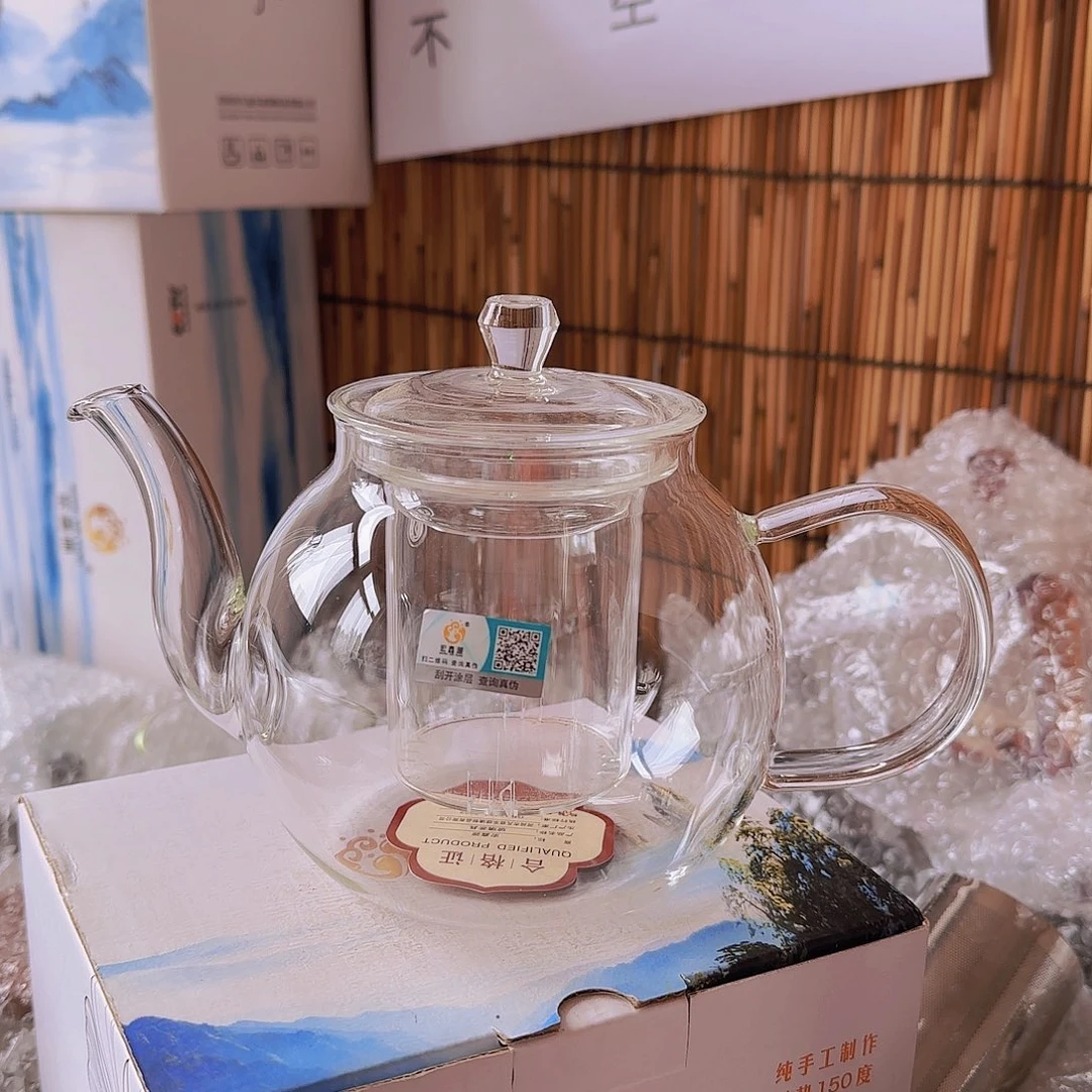 高硼硅玻璃茶水分离款H801全玻璃