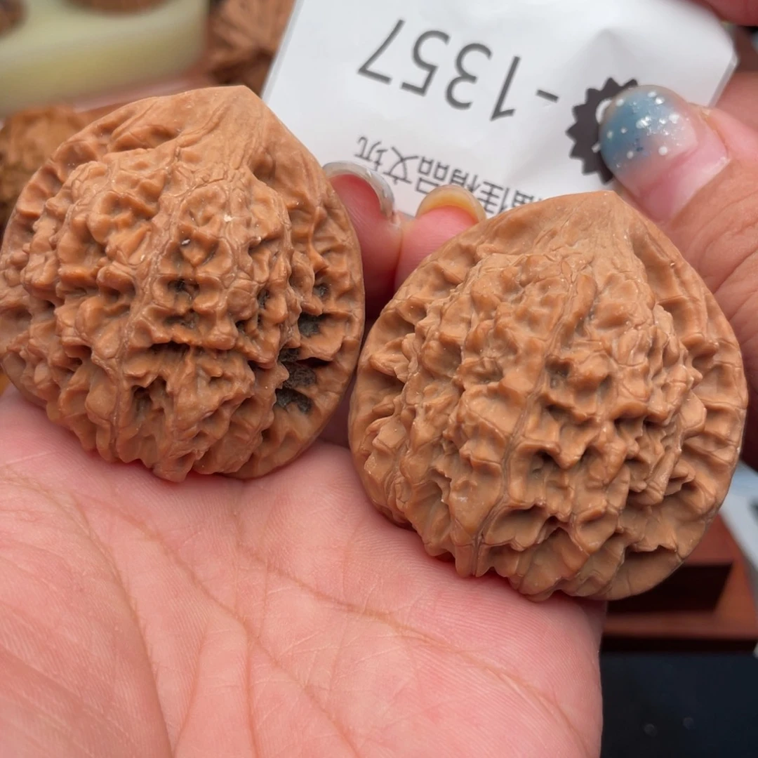 把件文玩核桃45正桃心官帽