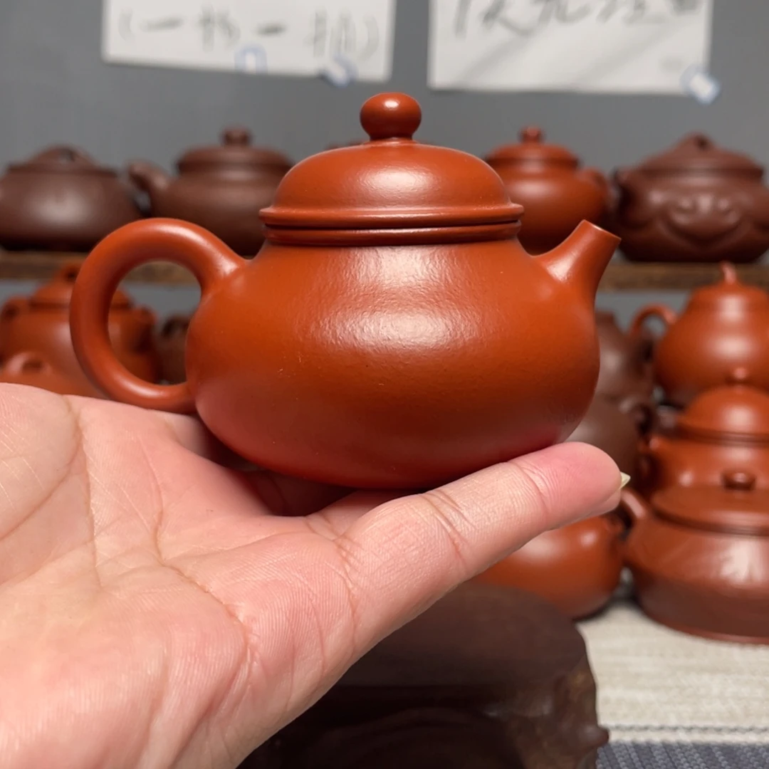 茶壶紫砂容天120容量