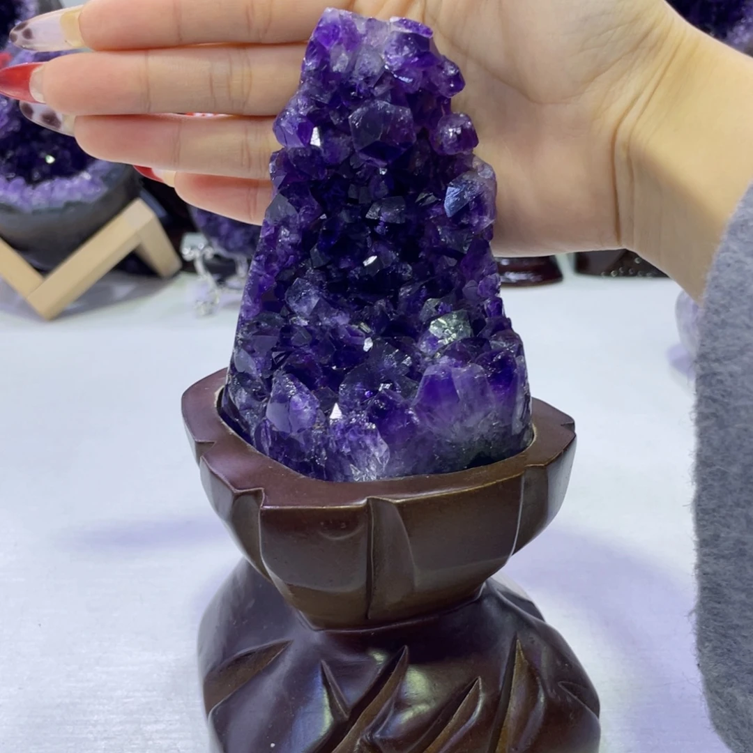 乌拉圭紫水晶摆件