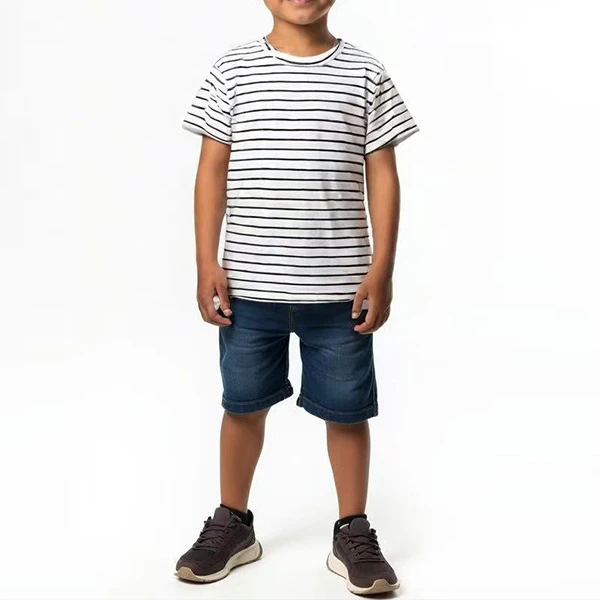 小童男短袖女童男童中大童短袖t恤夏季夏装幼童男童女T恤儿童