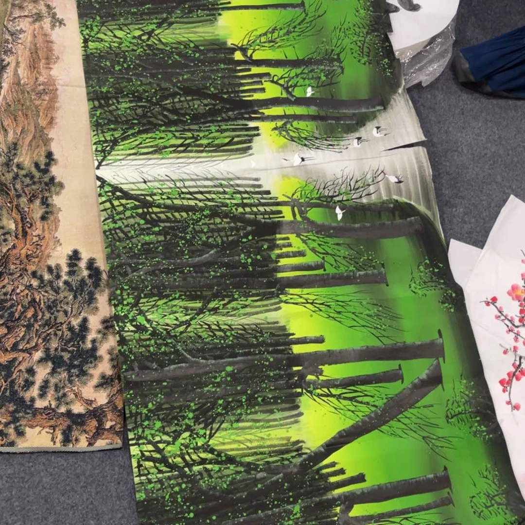 国画处理作品看好再拍哦