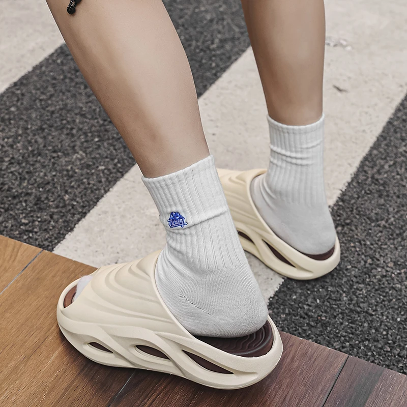 2025情侣户外休闲沙滩健身必备凉鞋半拖速干懒人一字拖鞋防滑耐磨