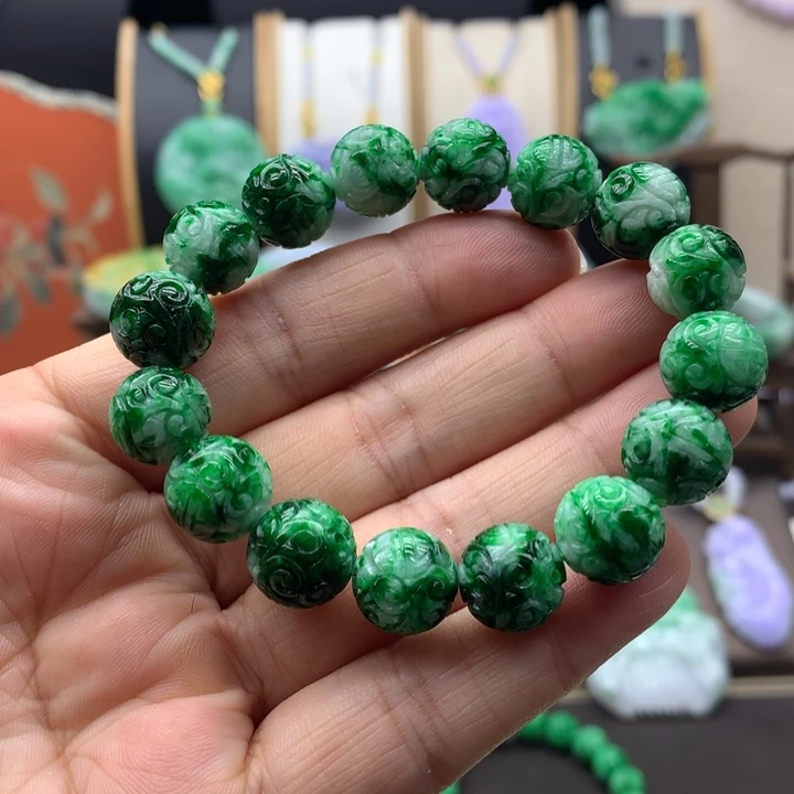 翡翠未镶嵌手链翡翠手链