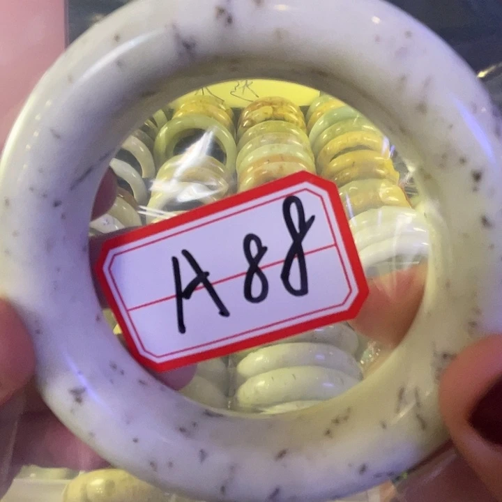 开***享蛇纹石玉合金手镯