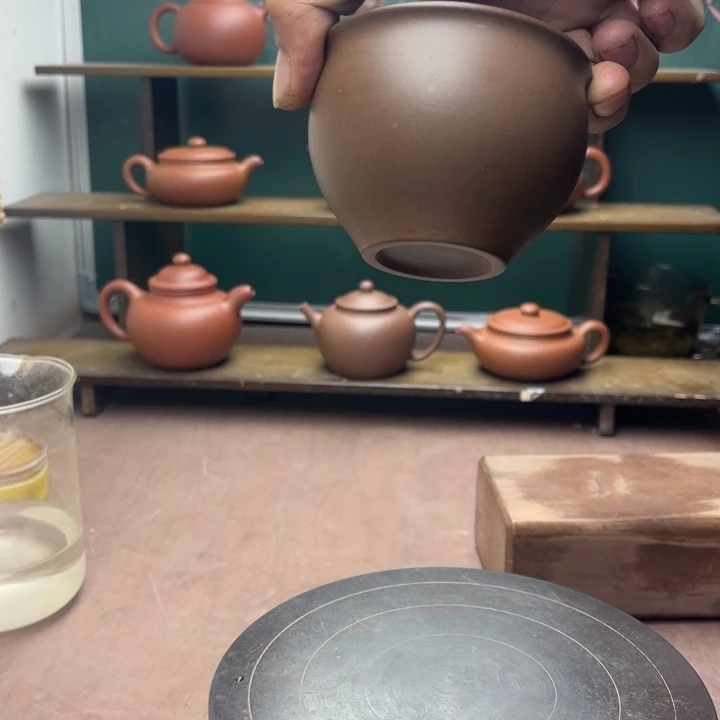 紫砂茶壶大号主人杯180容量文革紫泥