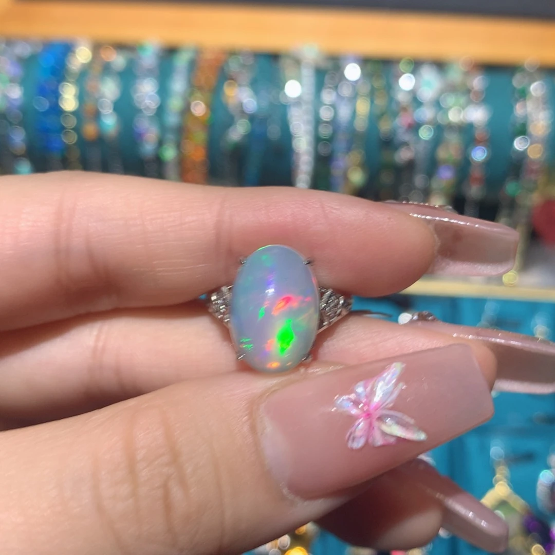 欧泊戒指合金福利戒指