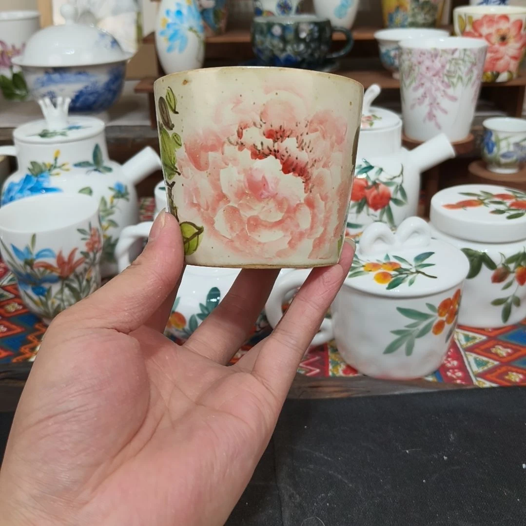 摆件景德镇手工手绘高温瓷器