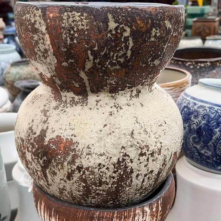 景德镇精品花盆栽适合盆口21高31