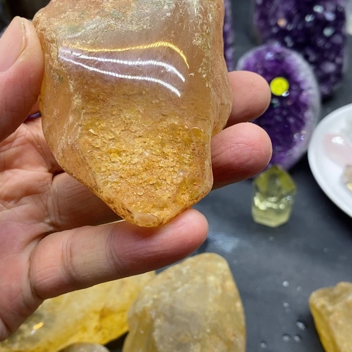 沿***路未镶嵌珠宝半成品紫晶